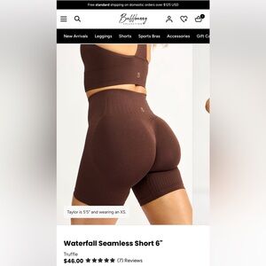 Buff Bunny Brown High-Waisted Shorts